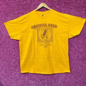 Grateful Dead On Tour 1980 Steal Your Face Logo Rock Band T-Shirt XL